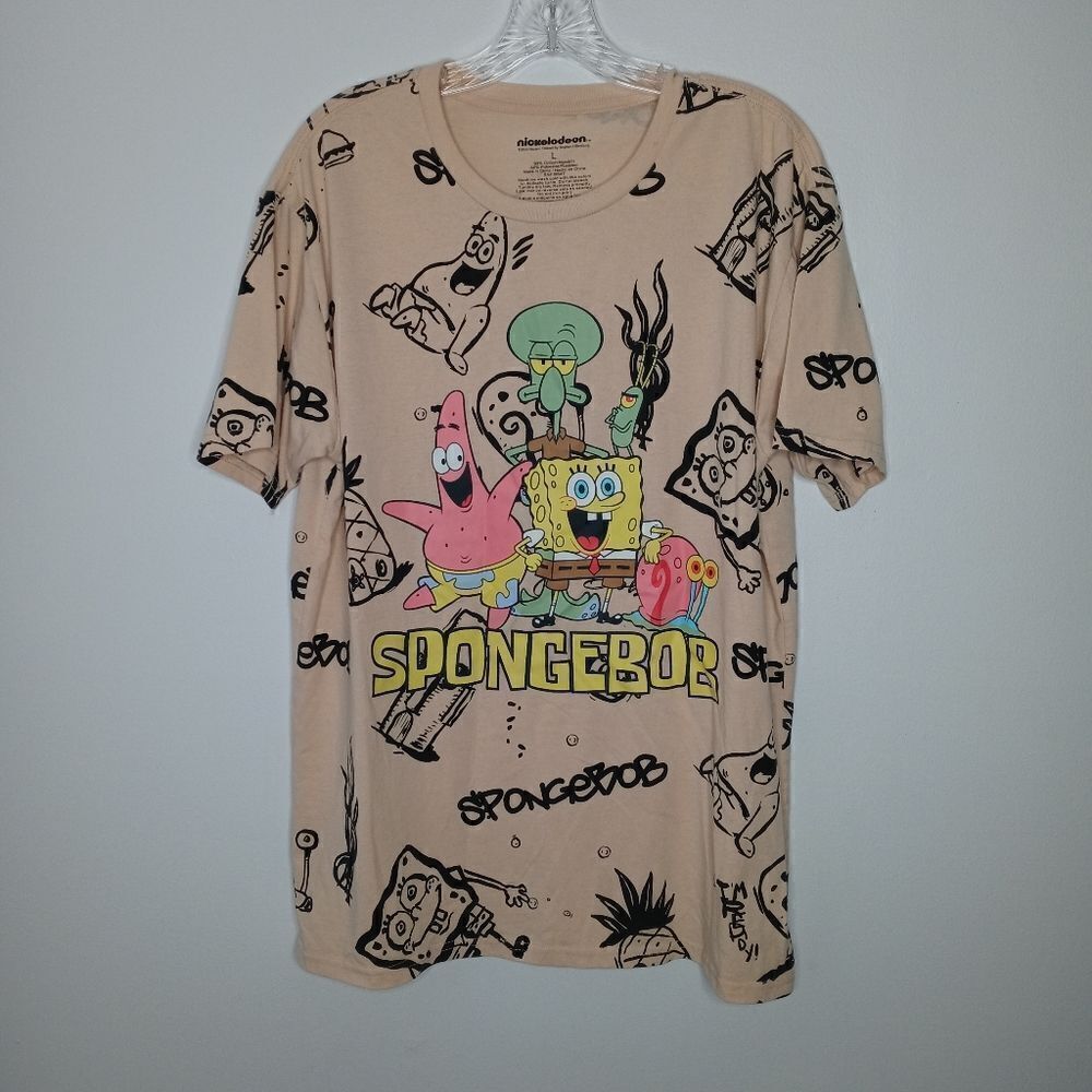 Nickelodeon Sponge Graphic Tee Size L